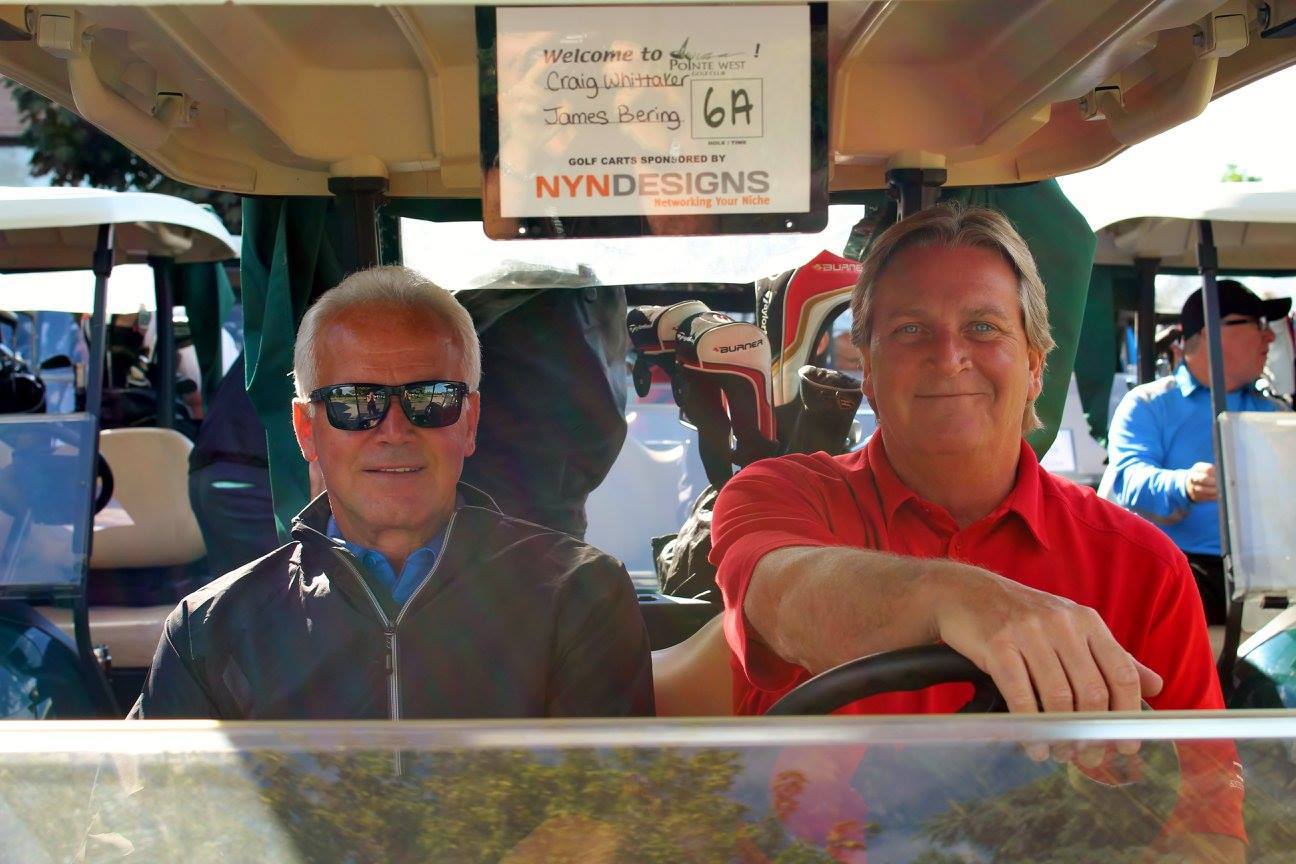 Golf Cart at the 12th Annual Royal LePage Binder Golf Tournament