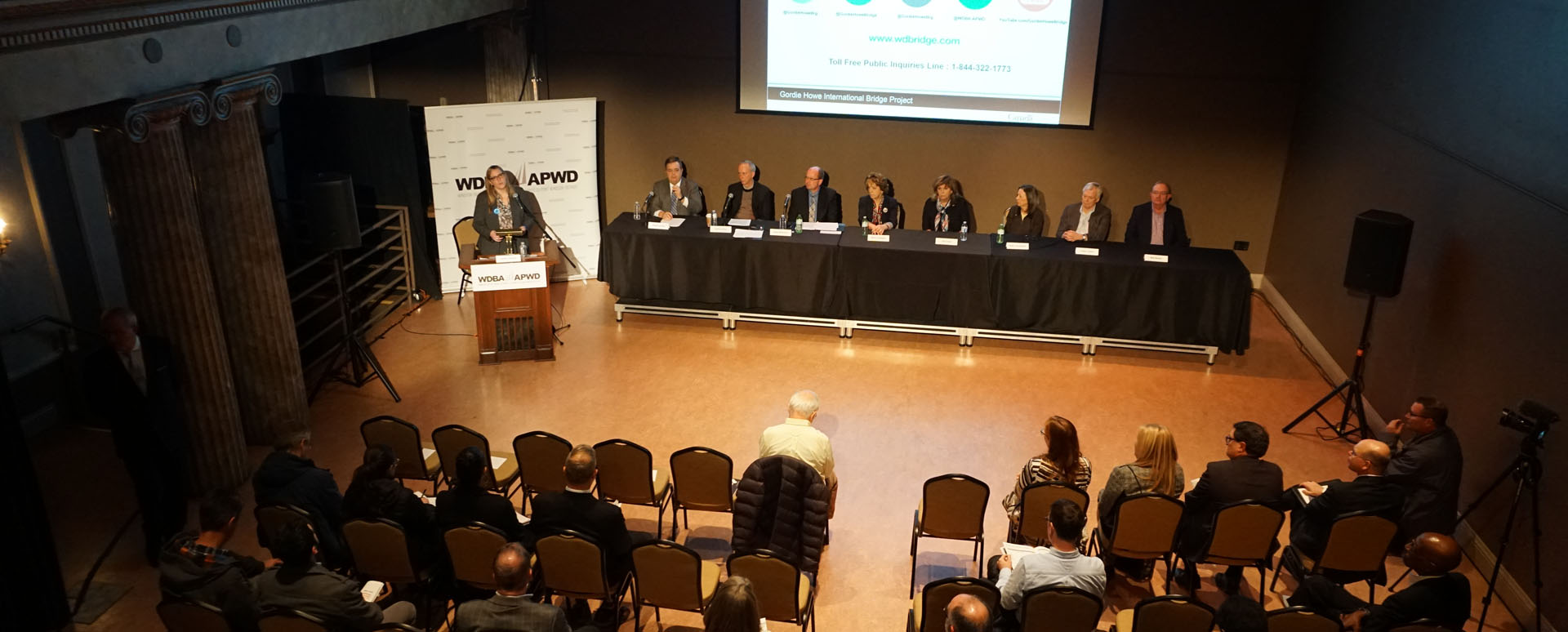 Head table at WDBA's Annual Public Meeting