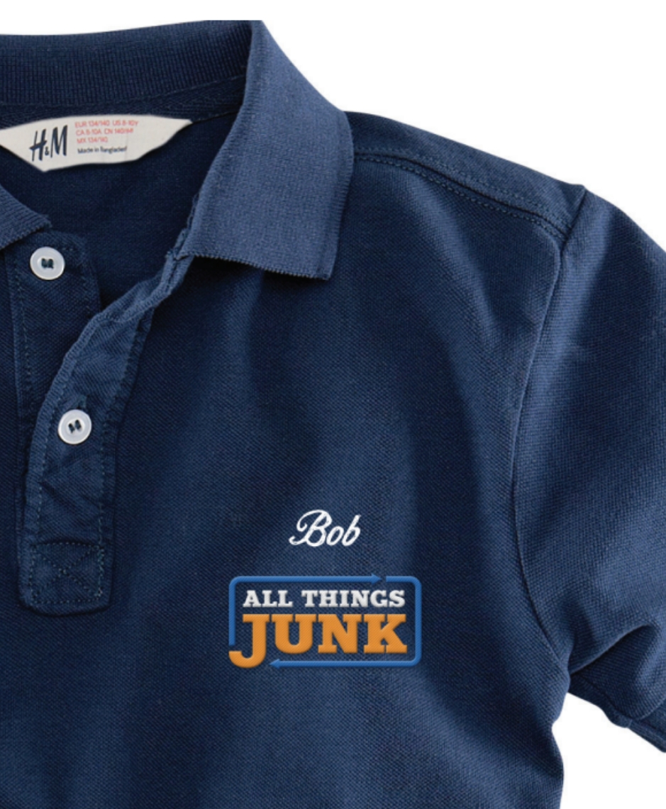 All Things Junk - branded work shirt