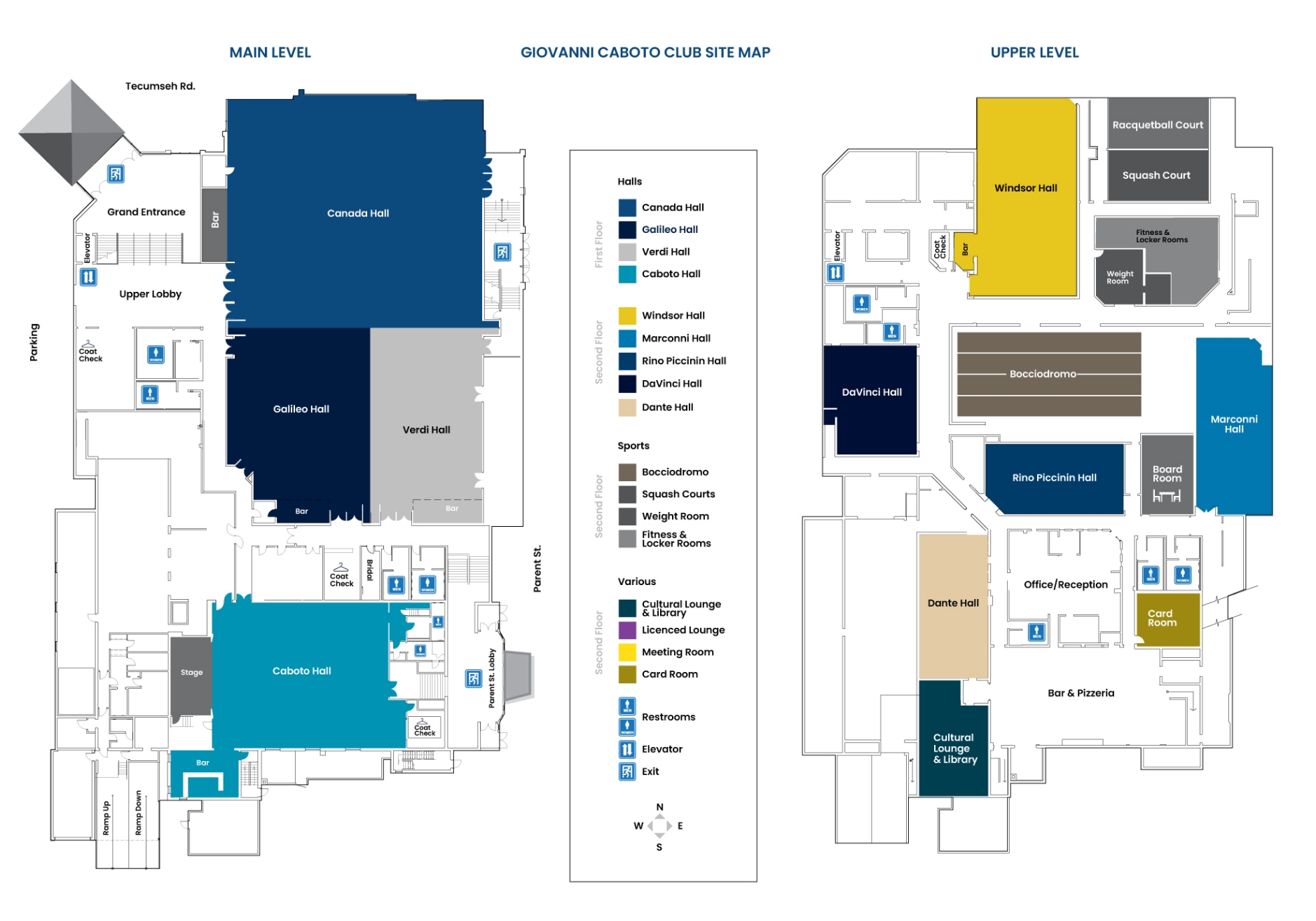 Caboto Club Floor Plan Illustration