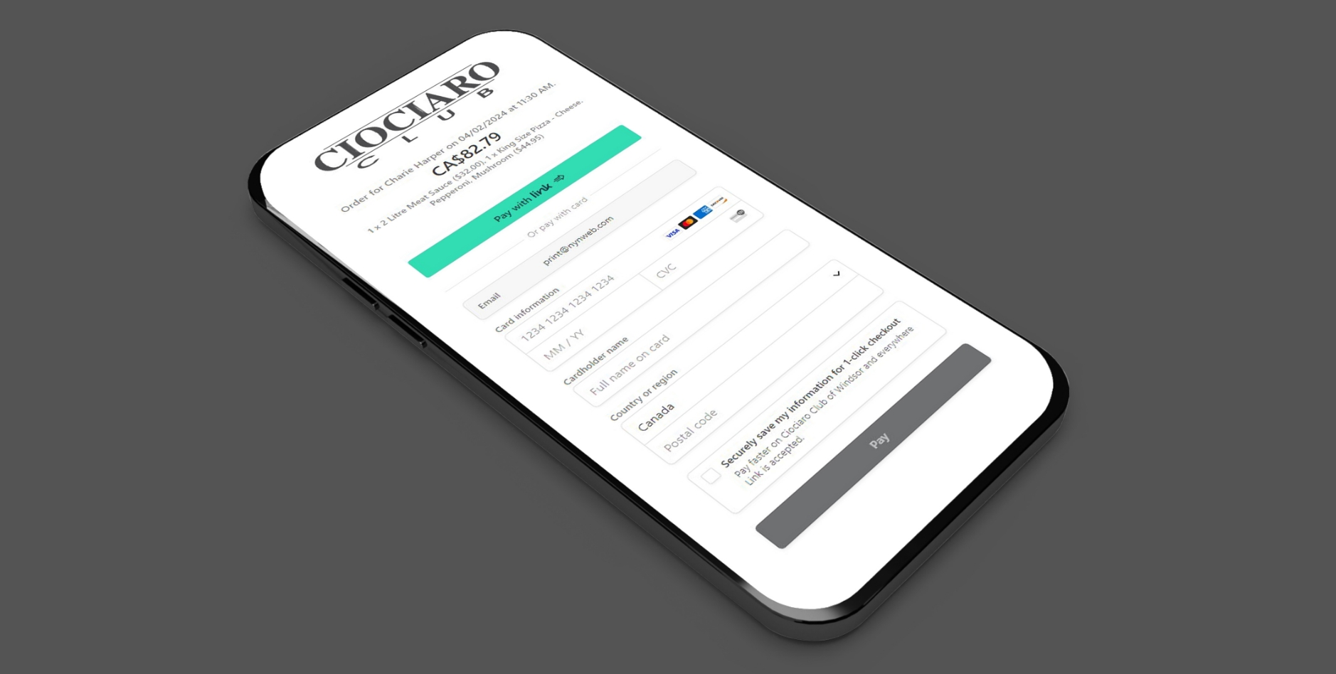 Ciociaro Club - e-commerce system