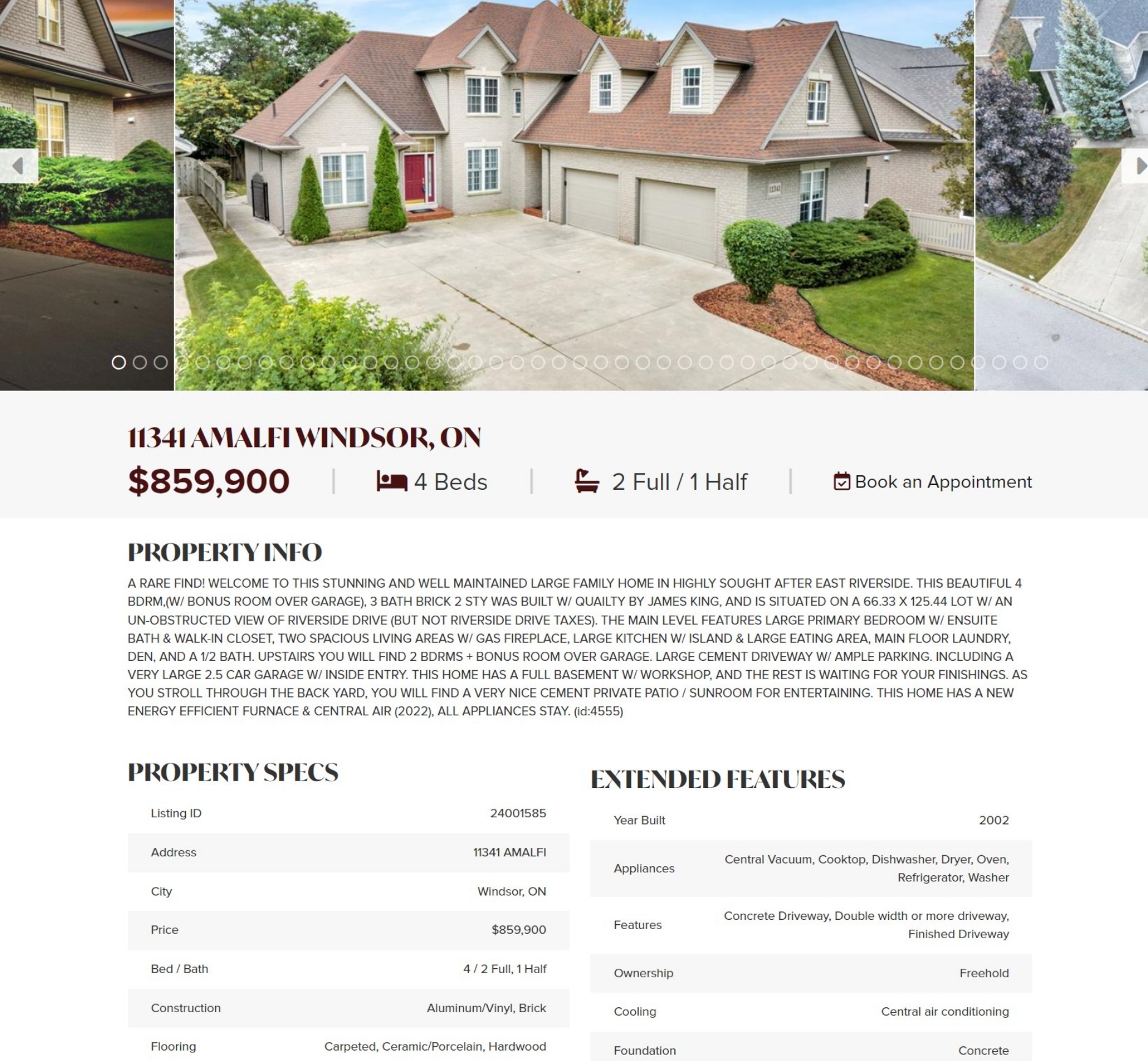 Deerbrook Realty - Property Page