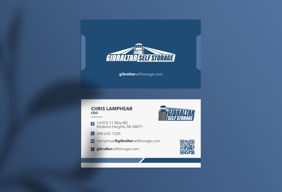 Gibraltar Self Storage Business Card