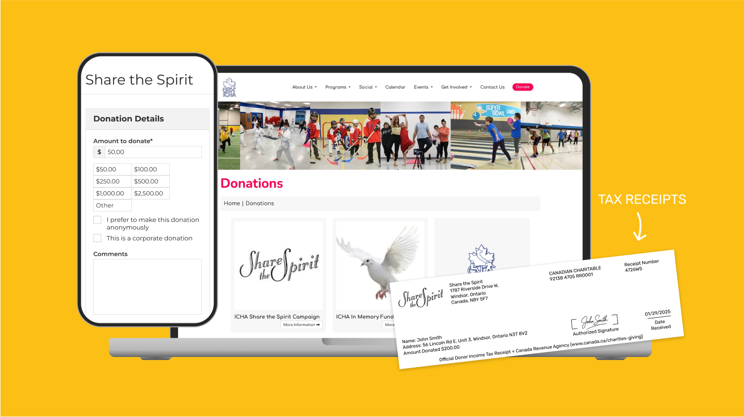 ICHA Donation System