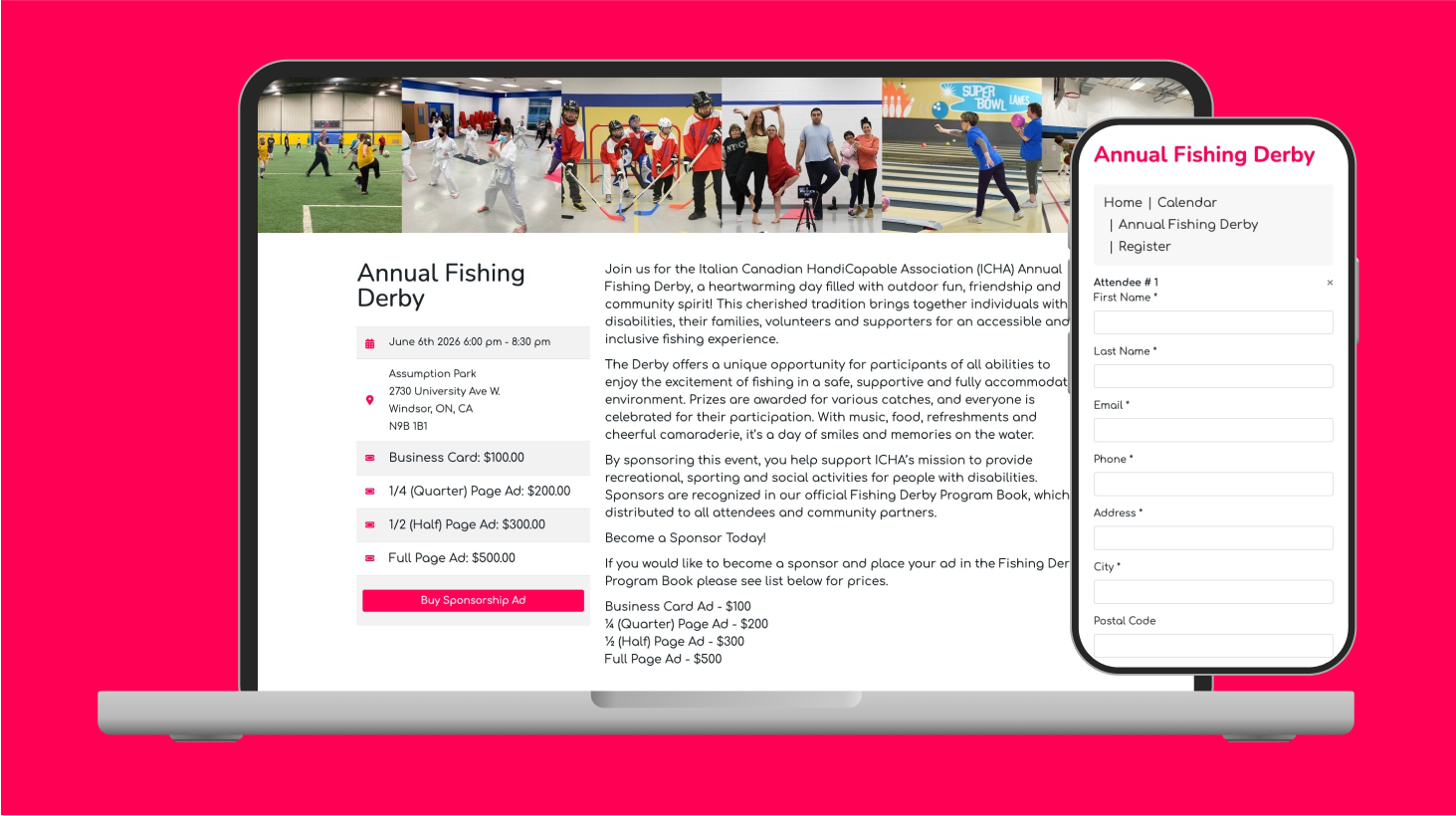 ICHA Event MAnagement System