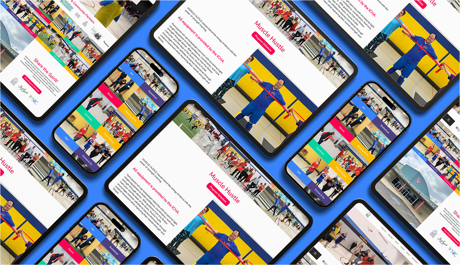 ICHA Website on Multiple Devices