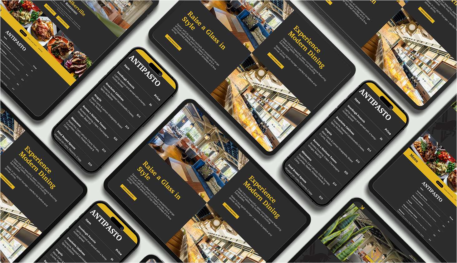 Nico Taverna Website on Multiple Devices