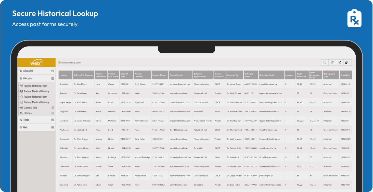 Secure Historical Lookup