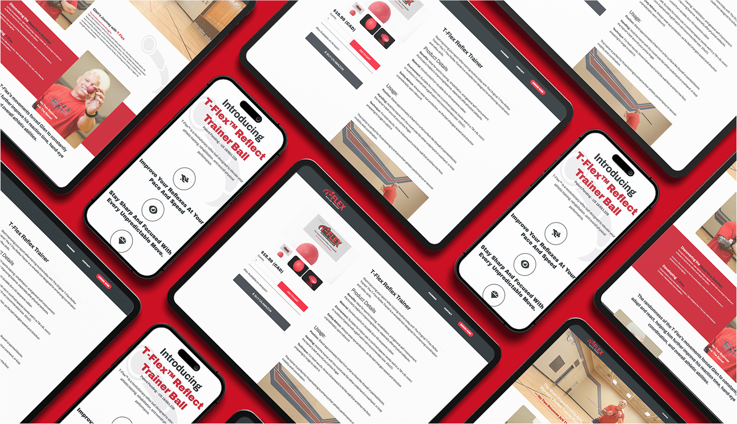 T-Flex Website on multiple devices