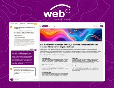 The New WebOS AI Assistant&nbsp;